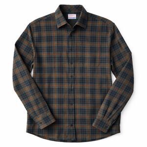 johnnie-O Hangin’ Out Plaid Button Front Shirt Medium Green Blue